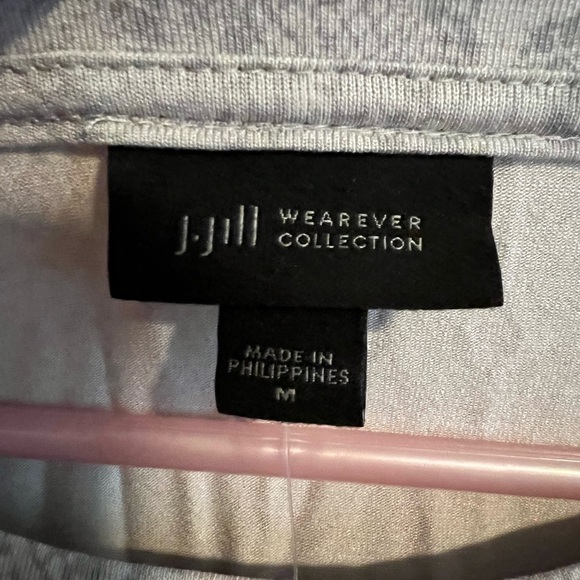 Nwt J. Jill Snakeskin Long Sleeve Shirt Size Medium - Picture 4 of 8